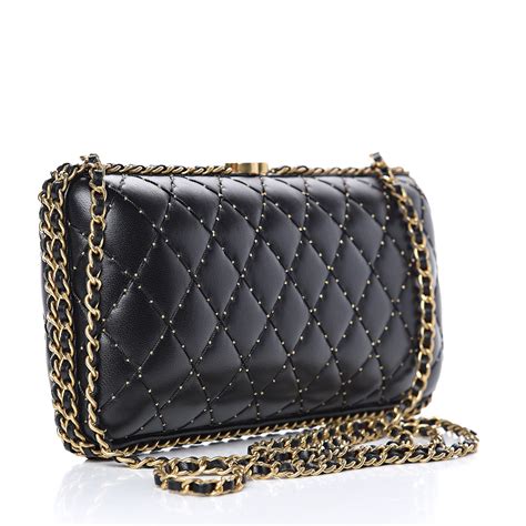 chanel evening clutch with chain|Chanel clutch with chain lambskin.